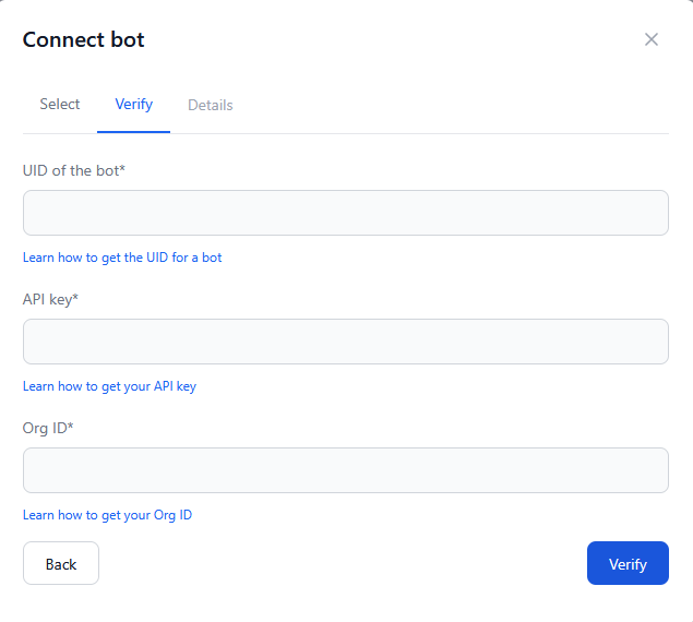 Verify Bot Credentials